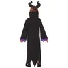 Image de FIESTAS GUIRCA | Costume de Fée Diabolique Enfant (5-6 ans) - Robe et Diadème - Costumes de Contes, Fées et Médiéval pour Halloween, Carnaval et Journée du Livre - Idéal pour Filles - Noir et Violet