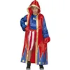Image de FIESTAS GUIRCA | Costume de Boxeur Enfant (5-6 ans) - Robe, T-shirt et Pantalon - Costumes Sportifs pour Halloween, Carnaval et Fêtes Costumées - Idéal pour Enfants - Bleu et Rouge