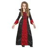Image de FIESTAS GUIRCA Déguisement Comtesse Vampire - Robe Longue Elégante Rouge Et Noire Pour Fille 3-4 Ans