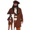 Image de FIESTAS GUIRCA Costume de Pirate Adolescent Garçon - Tenue Complète avec Chapeau de Pirate pour Adolescent Garçon de 14-16 Ans