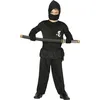 Image de Fiestas Guirca Déguisement de Ninja pour enfant de 10 à 12 ans, Noir