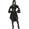 Image de FIESTAS GUIRCA Déguisement de gothique - Robe noire élégante pour femme adulte Taille M 38-40