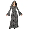 Image de FIESTAS GUIRCA Costume de Sorcière Mystique Petit Chaperon Noir - Déguisement d'Halloween de Sorcière pour Femme Taille 36-38 S