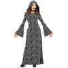 Image de FIESTAS GUIRCA Déguisement de sorcière mystique Chaperon noir - Sorcière Halloween pour femme Taille 38-40 m