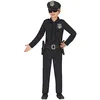 Image de FIESTAS GUIRCA Deguisement de Policier - Uniforme avec Chapeau de Police - Policier Enfants Déguisements Garçons 5-6 ans
