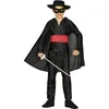 Image de FIESTAS GUIRCA, S.L. Déguisement de Zorro avec Cape pour garçon S1-(5/6 Ans)