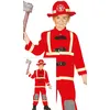 Image de FIESTAS GUIRCA Déguisement Pompier Rouge Enfant