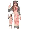 Image de FIESTAS GUIRCA | Costume d'Infirmière Morte (38-40/M) - Robe et Coiffe pour Adultes - Costumes de Médecins et Infirmières pour Halloween, Carnaval et Fêtes d'Horreur - Gris et Beige