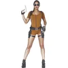 Image de FIESTAS GUIRCA | Costume Aventurera Adulte (36-38/S) - Combinaison, Cartouchière et Ceinture - Costumes de Cinéma, Jeux Vidéo, Super-héros et Méchants pour Halloween, Carnaval et Fêtes Déguisées