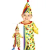 Image de FIESTAS GUIRCA | Costume de Clown Bébé (12-18 mois) - Chapeau et Combinaison - Costumes de Cirque et Comédie pour Halloween, Carnaval et Fêtes Déguisées - Idéal pour Bébé Unisexe - Multicolore