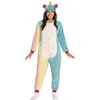 Image de FIESTAS GUIRCA | Costume Licorne Kigurumimi Adulte (42-44/L) - Combinaison à Capuche - Déguisement Animal Fantastique, Carnaval, Fête à Thème, Cosplay et Événements Unisexe - Blanc