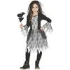 Image de FIESTAS GUIRCA | Costume Ghost Girl (5-6 ans) - Robe et Voile - Costume de Fantôme pour Halloween, Carnaval et Fêtes - Idéal pour Enfants - Noir et Blanc