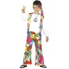 Image de FIESTAS GUIRCA | Déguisement Hippie Enfant (3-4 Ans) - Chemise, Bandeau et Pantalon - Costume Années 60 et Fêtes à Thème Hippie - Idéal Garçon - Multicolore