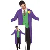 Image de FIESTAS GUIRCA | Costume Killer Buffoon Adulte (52-54/L) - Gilet, Cravate et Gabardine - Costumes de Clown Assassin et Mr. Smile pour Halloween, Carnaval et Fêtes d'Horreur - Idéal pour Adultes