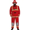 Image de FIESTAS GUIRCA | Costume de Bombero Adulte (54-56/XL) - Veste, Chapeau et Pantalon - Costumes de Professions pour Halloween, Carnaval et Fêtes Déguisées - Idéal pour Adultes - Rouge