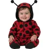Image de FIESTAS GUIRCA | Costume de Coccinelle Bébé (18-24 mois) - Capuche et Combinaison - Déguisements Enfant Unisexe pour Halloween, Carnaval et Fêtes Costumées - Idéal pour Tout-Petits - Rouge et Noir