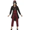 Image de FIESTAS GUIRCA | Costume de Bruja Voodoo pour Femme (42-44/L) - Chemise, Veste, Chapeau et Pantalon - Costumes de Halloween, Carnaval et Fêtes de Magie et Sorcellerie - Idéal pour Adultes