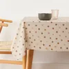 Image de BELUM Nappe XL Anti-Taches 100% Coton résiné Nappe Non cirée Toucher Coton imperméable Anti-Taches Répulsif liquides 250 x 140 cm