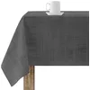 Image de BELUM Nappe Non cirée, Nappe Anti-Taches résinée, Nappe antibactérienne, Nappe fabriquée en Tissu Organique, Nappe 100% Coton Biologique (100 x 180, Noir)