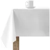 Image de BELUM | Nappe en résine Anti-Taches XL Taille : 100 x 250 Modèle : uni Blanc 103, Nappe XL Tissu 100% Coton résiné Anti-Taches (Tacte Non plastifié).