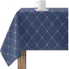 Image de BELUM Nappe Anti-Taches, Taille 200 x 155 cm - Nappe au Toucher Extra Douce, Couleur Multicolore, Nappe en Tissu 100% Coton Biologique, modèle T03