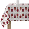 Image de BELUM Nappe de Noël 100 x 140 cm 100% Coton résiné Anti-Taches (Tacte Non plastifié) Modèle Merry Christmas 15