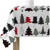 Image de BELUM Nappe de Noël | Nappe Anti-Taches Table Rectangulaire Résiné | Nappe en résine (Tacte plastifié) | Nappe de Table | Nappe de Table Maison (140 x 140 cm)