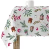 Image de BELUM Nappe de Noël | Nappe Anti-Taches Table Rectangulaire Résiné | Nappe Résinée (Tacte plastifié) | Nappe de Table | Nappe de Table Maison (250 x 140 cm)