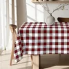 Image de BELUM Nappe en résine Anti-Taches Carreaux Grenat Nappe à Carreaux Vichy Taille 200 x 140 cm Nappe Anti-Taches Non Toile cirée Vichy Grenat Nappe Tissu 100% Coton Biologique