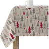 Image de BELUM Nappe de Noël 140 x 140 cm | Nappe Anti-Taches Table rectangulaire résinée | Nappe imperméable | Nappe de Table | Nappe de Table Maison