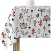 Image de BELUM | Nappe de Noël | Nappe Anti-Taches Table rectangulaire résinée | Nappe en résine (Tacte plastifié) | Nappe de Table | Table ménage (100 x 140 cm)