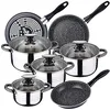 Image de San Ignacio Dina Batterie de cuisine 8 pcs et 3 poêles à frire 18,20,24cm Magefesa K2