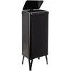 Image de WELL HOME MOBILIARIO & DECORACIÓN Poubelle intelligente avec ouverture automatique ou contact manuel de 60 l, 35,5 x 26 x 95,5 cm, couleur noire.