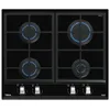 Image de Teka | Plaque en verre gaz de 60 cm avec fonction ExactFlame de gaz butane | GZC 64300 XB | Noir | 9,8 x 60 x 51 cm