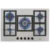 Image de Teka | Plaque de gaz de 75 cm avec manettes avant au gaz butane | EFX 70.1 5G AI AL DR CI | Acier inoxydable | 9,1 x 75 x 51 cm
