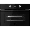 Image de TEKA Four compact multifonction à vapeur de 59,5 cm, système de nettoyage HydroClean, fonction Slow Cook, réservoir d'eau, 15 fonctions de cuisson, 44 l, noir, modèle HLC 8470 SC