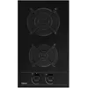 Image de TEKA Plaque à gaz butane, 30 cm, 2 brûleurs, surface en verre trempé, commandes avant ergonomiques, sécurité par thermocouple, système Fast-Click, modèle GBC 32000 KLB