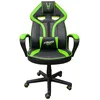Image de WOXTER STINING STININGER ALIEN V2.0 Green - Chaise de jeux (essieu en acier, levage (piston à gaz 4), accoudoirs ergonomiques, matelassés, hauteur réglable, roues anti-promenade et coussin lombaire)