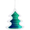 Image de FBright Arbre en Bois Effet 3D, Blanc, Hauteur 33 cm