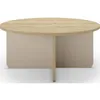 Image de CONCEPT1 Hillary chene creme 80 x 80 x 38cm HILLARY-80-CHENEC