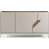 Image de CONCEPT1 Lilou 3P chene creme 150 x 40 x h80cm LILOU-3P-CHENE