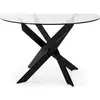 Image de CONCEPT1 Ruth 120 x 120 x 76 cm pied noir RUTH-T-120-PNOIR