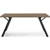 Image de CONCEPT1 Paola 160 x 90 x 77 cm couleur noyer PAOLA-T-160-NOYER