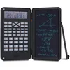 Image de Calculatrice Scientifique à 240 Fonctions, Tableau d'écriture de 6 Pouces, Stylet électronique Inclus, Couvercle de Protection, Bouton de Commande, Batterie 1 x CR2025, Couleur Noire
