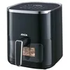 Image de JOCCA Friteuse à air chaud avec fenêtre 5 l, friteuse sans huile, minuteur, température réglable, cuisine saine, 1450 W, noir