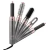 Image de Jocca Brosse Chauffante 5 en 1, 800-1000W, Multifonction : Sèche-Cheveux, Lisseur, Boucleur et Volumateur, Cinq Accessoires Interchangeables, Étui Premium Inclus