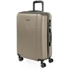 Image de ITACA - Valise Rigide Grande Taille 158 cm - Bagage Soute 23 kg Solide ABS - Trolley Valise Moyenne - Bagage Taille Moyenne. Cadenas à Combinaison ., Champagne