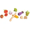 Image de Eurekakids Légumes En Bois Avec Couteau Jouet Pour Apprendre à Couper