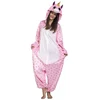 Image de Mom Déguisement Femme Licorne Combinaison à Capuche Avec Grands Yeux