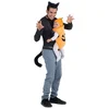 Image de Mom Costume De Chat Et Homme Citrouille